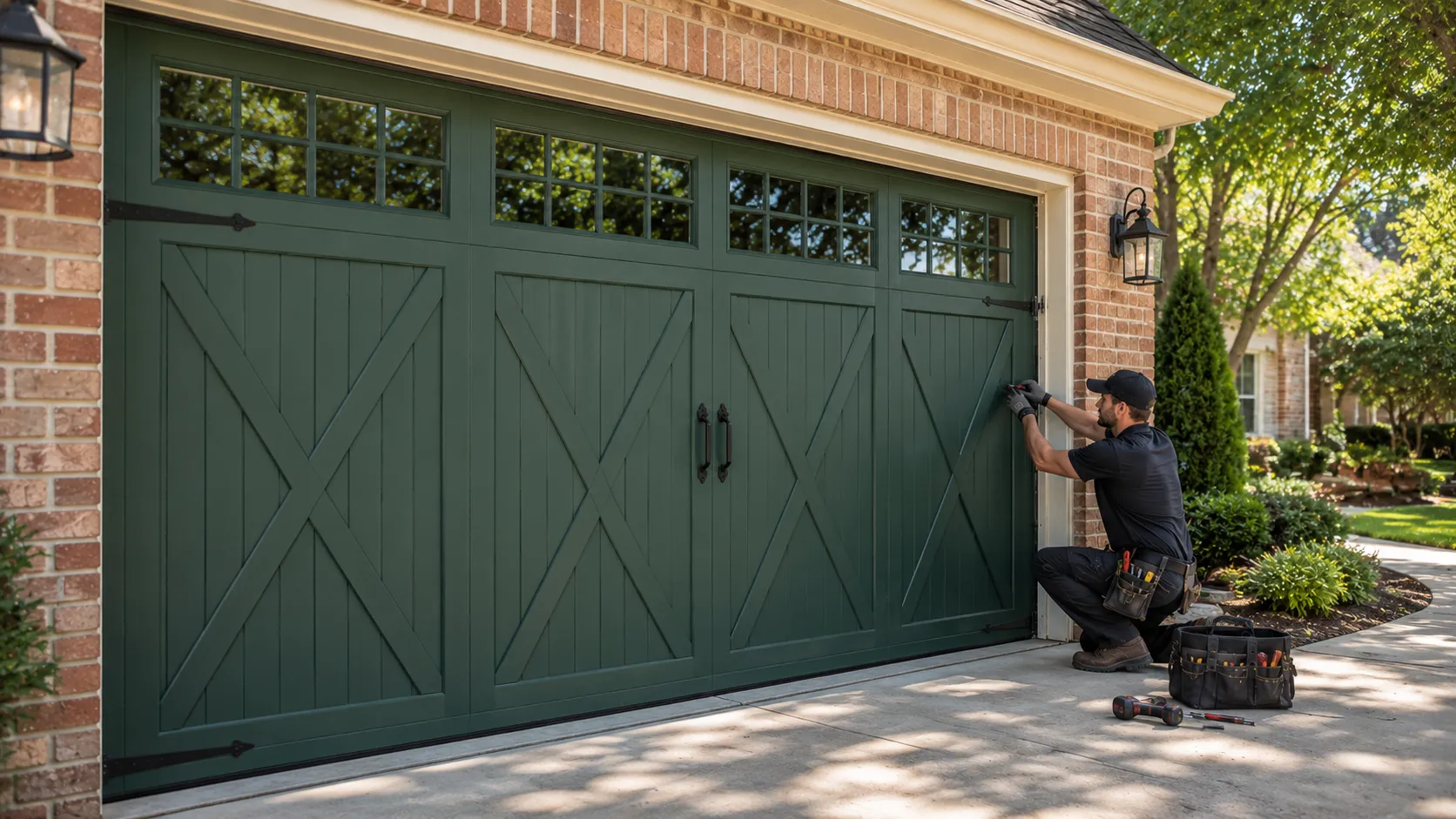 Garage Door Spring Repair in Willow Park, TX
