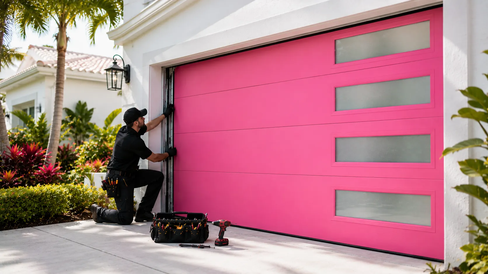 Tell us what’s wrong - Weatherford garage door service