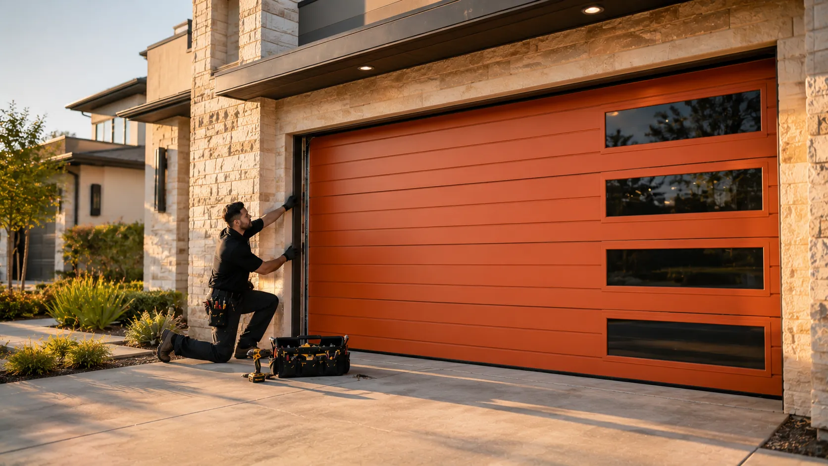 Tell us what’s wrong - Weatherford garage door service
