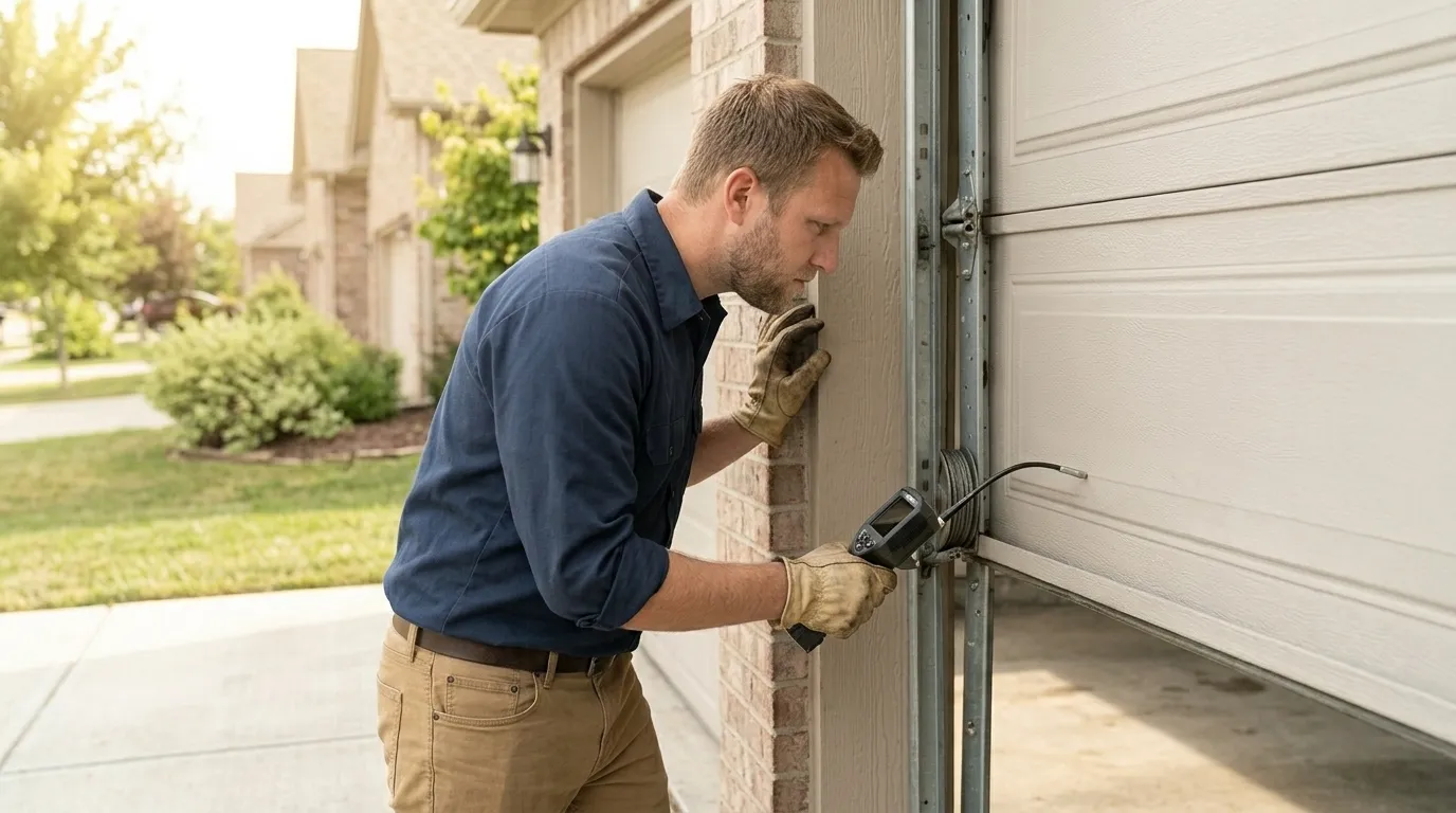 Repaired & tested - Weatherford garage door service