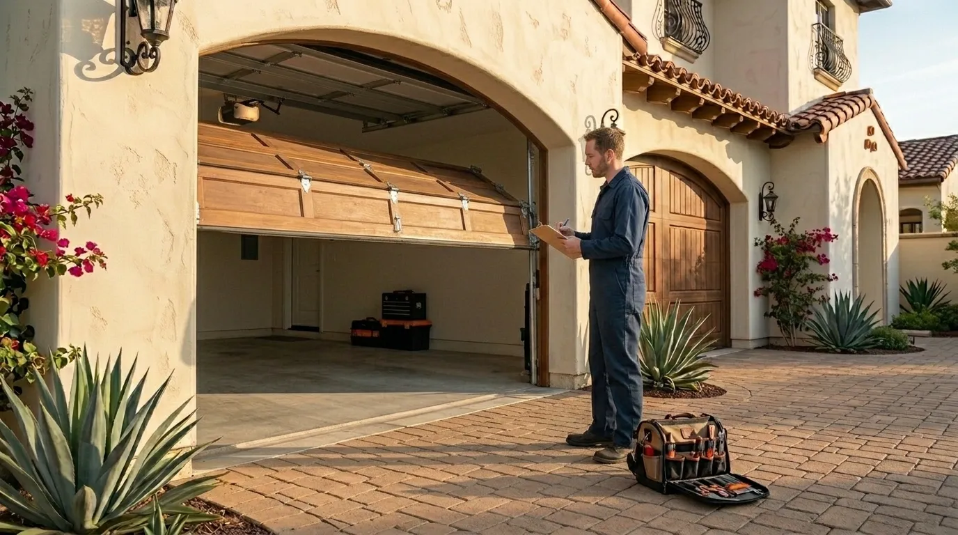 On-site diagnosis - Weatherford garage door service