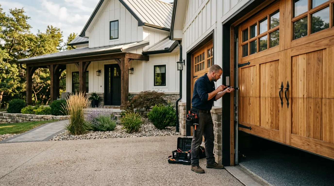 On-site diagnosis - Weatherford garage door service