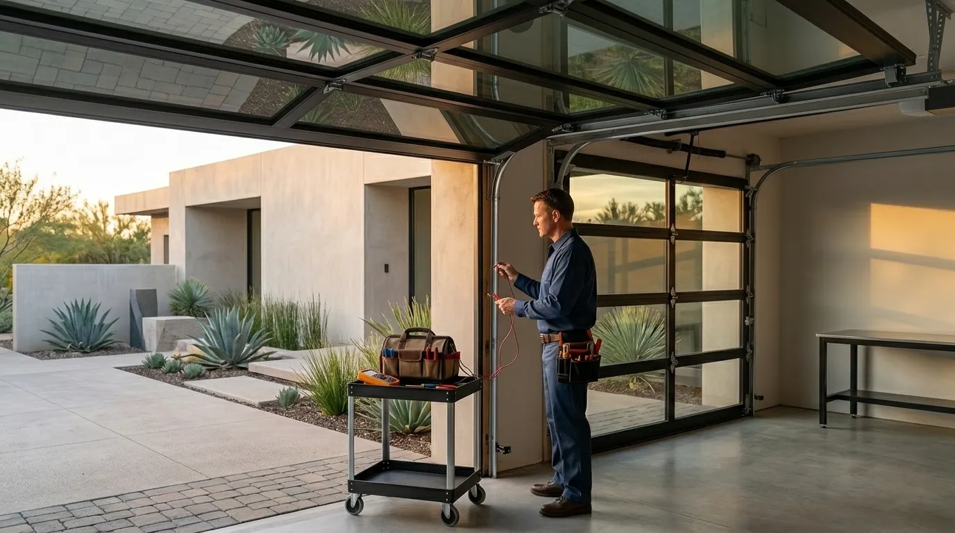On-site diagnosis - Weatherford garage door service