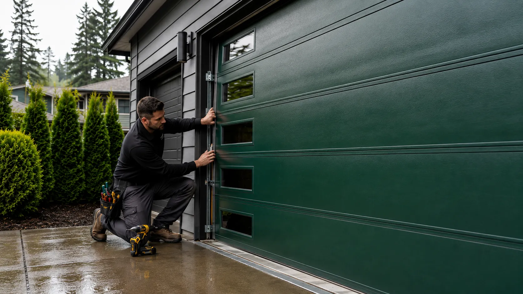 Installing a New Garage Door in Oak Trail Shores
